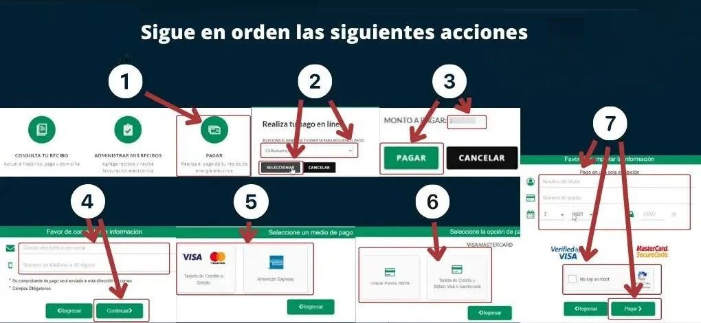 CFE Pago en Línea ➜ Cómo pagar tu recibo de luz en Mi Espacio CFE 4 CFE Pago en Línea ➜ Cómo pagar tu recibo de luz en Mi Espacio CFE 4