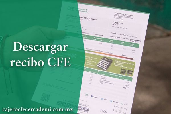 Descubre cómo descargar el recibo CFE en línea ➜ Imprimir sin registrarse o desde la app Descubre cómo descargar el recibo CFE en línea ➜ Imprimir sin registrarse o desde la app
