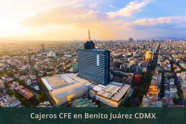 Existe algún cajero CFE cerca de mi ubicación actual ➜ Oficinas y cajeros CFE en Benito Juárez CDMX