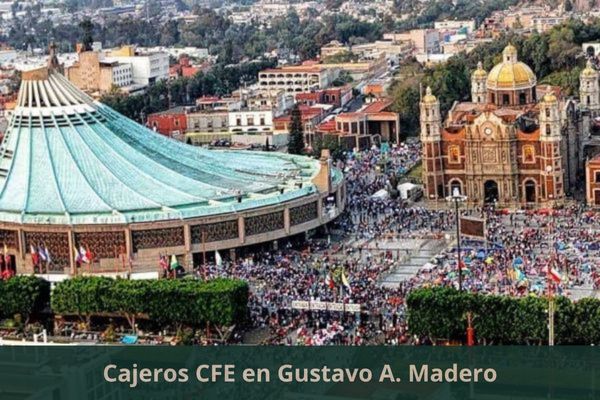 Existe algún cajero CFE cerca de mi ubicación actual ➜ Oficinas y cajeros CFE en Gustavo A. Madero CDMX